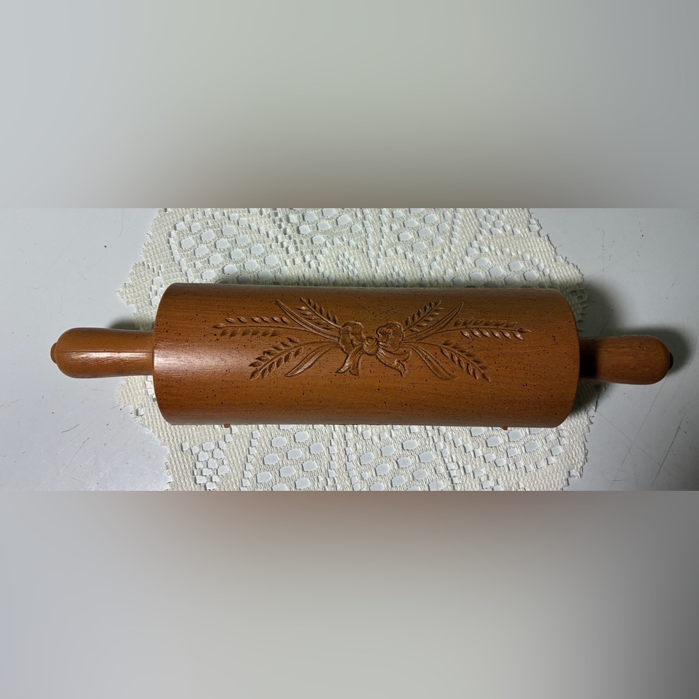 Decorative Embossed Rolling Pin Planter - Brown - Picture 2 of 7